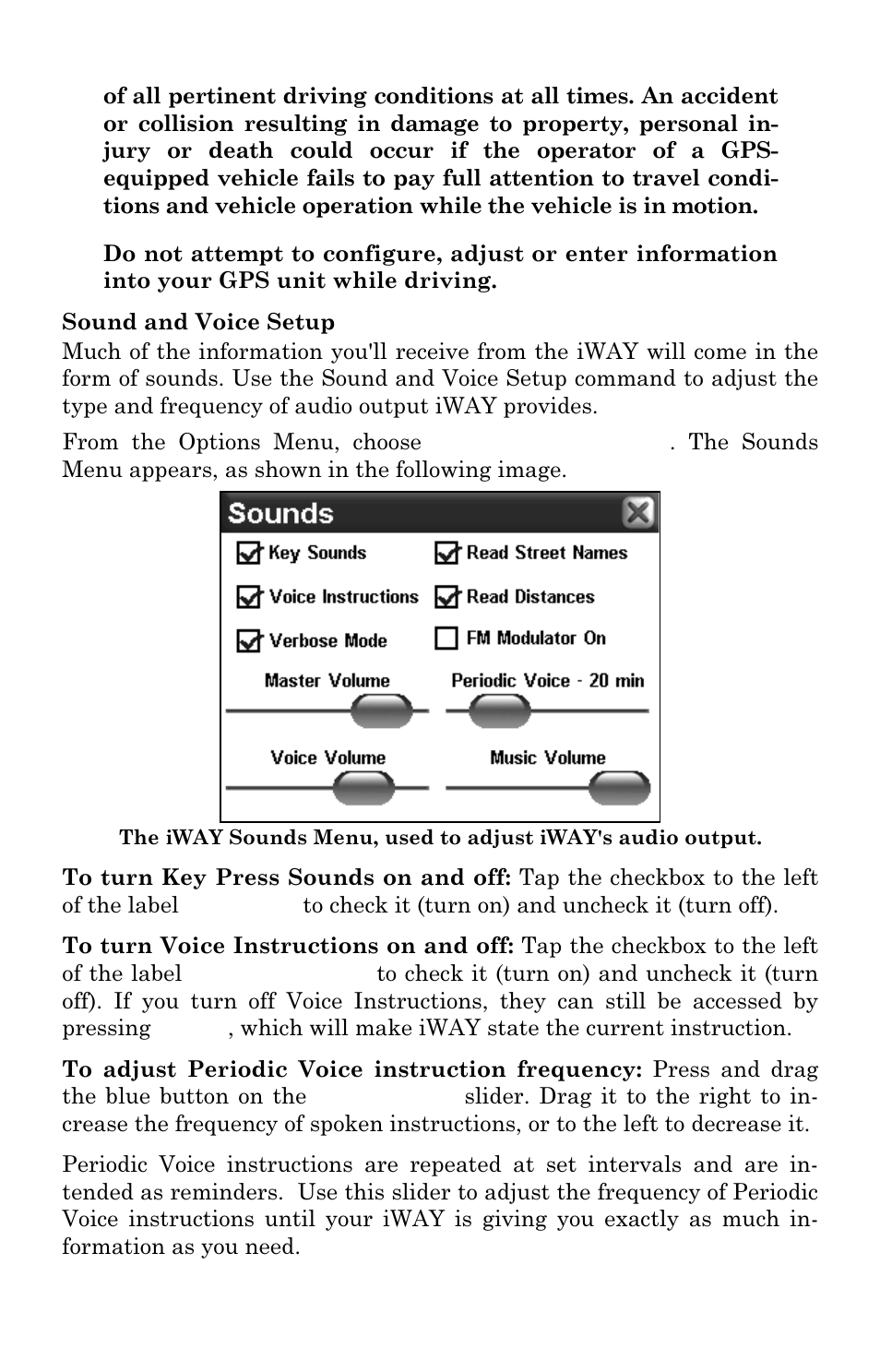 Lowrance electronic iWAY 350C User Manual | Page 44 / 76