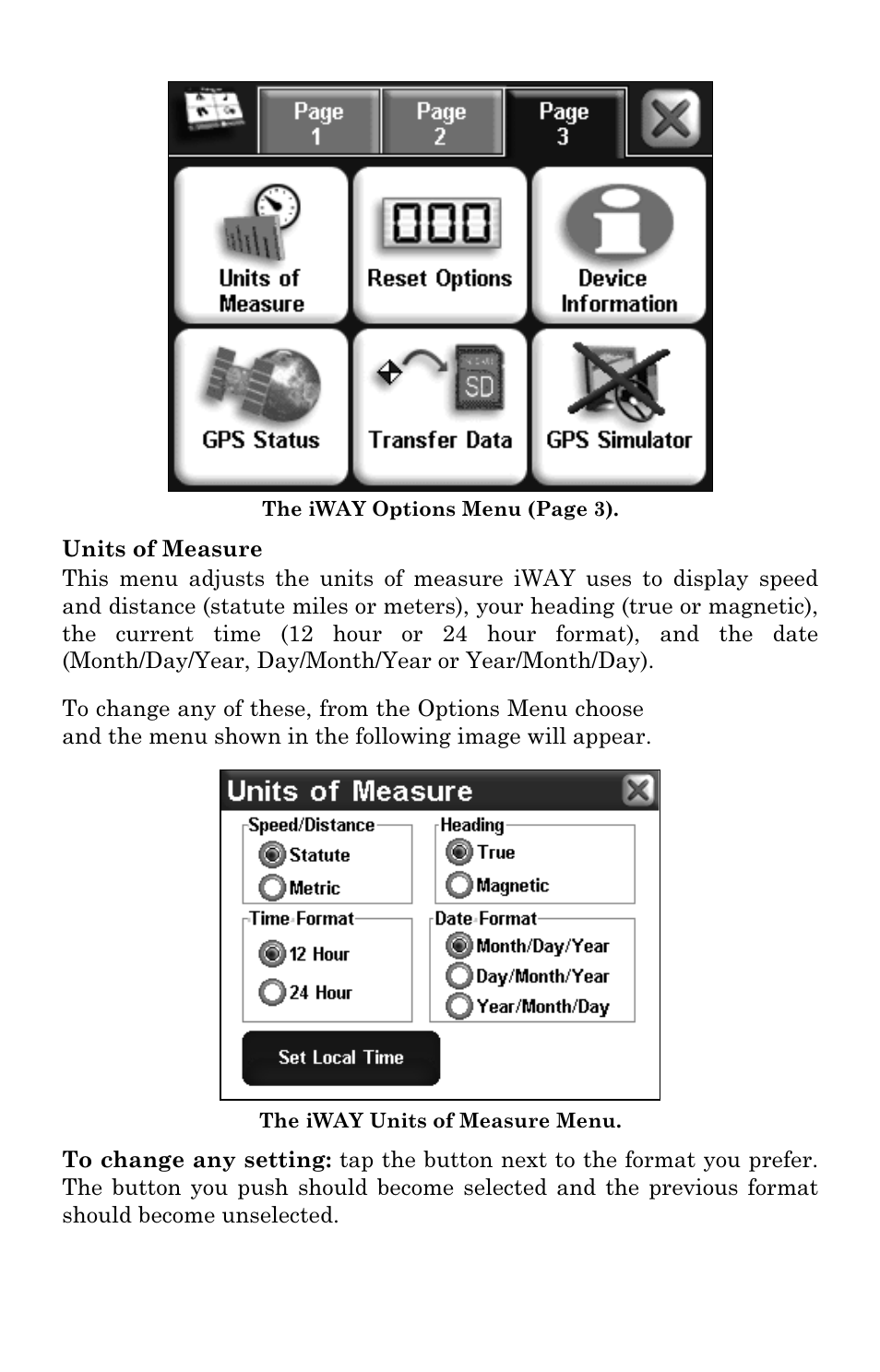 Lowrance electronic iWAY 350C User Manual | Page 48 / 76