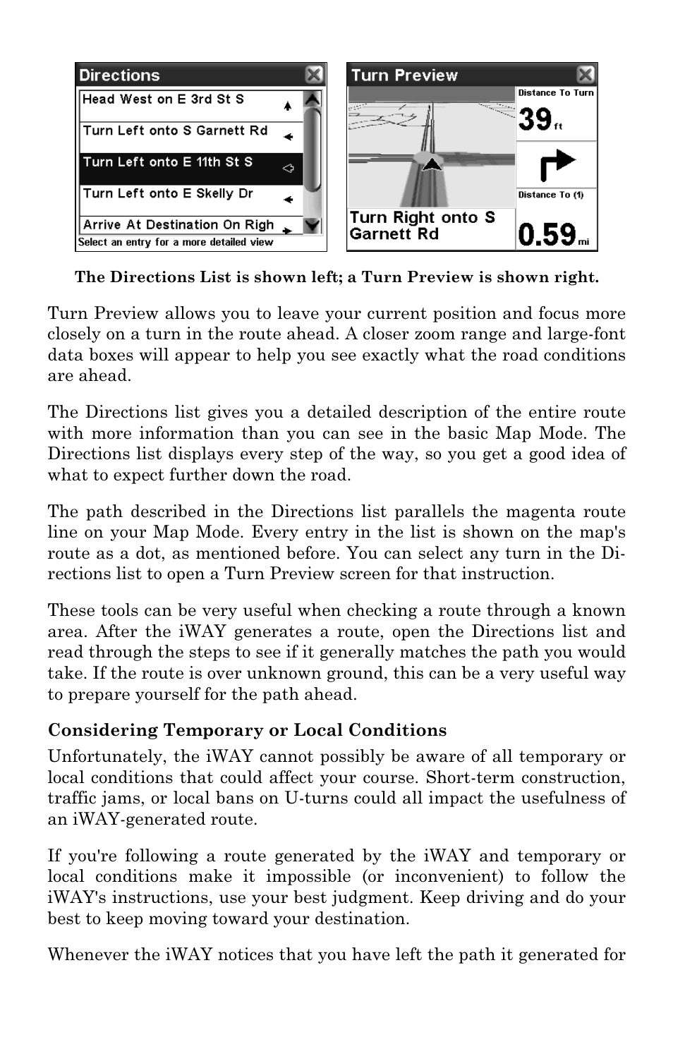 Lowrance electronic iWAY 350C User Manual | Page 65 / 76