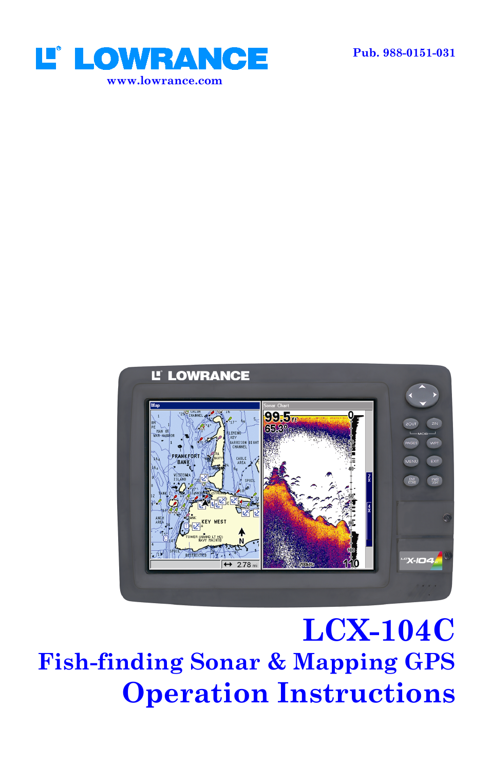 Lowrance electronic LCX-104C User Manual | 200 pages