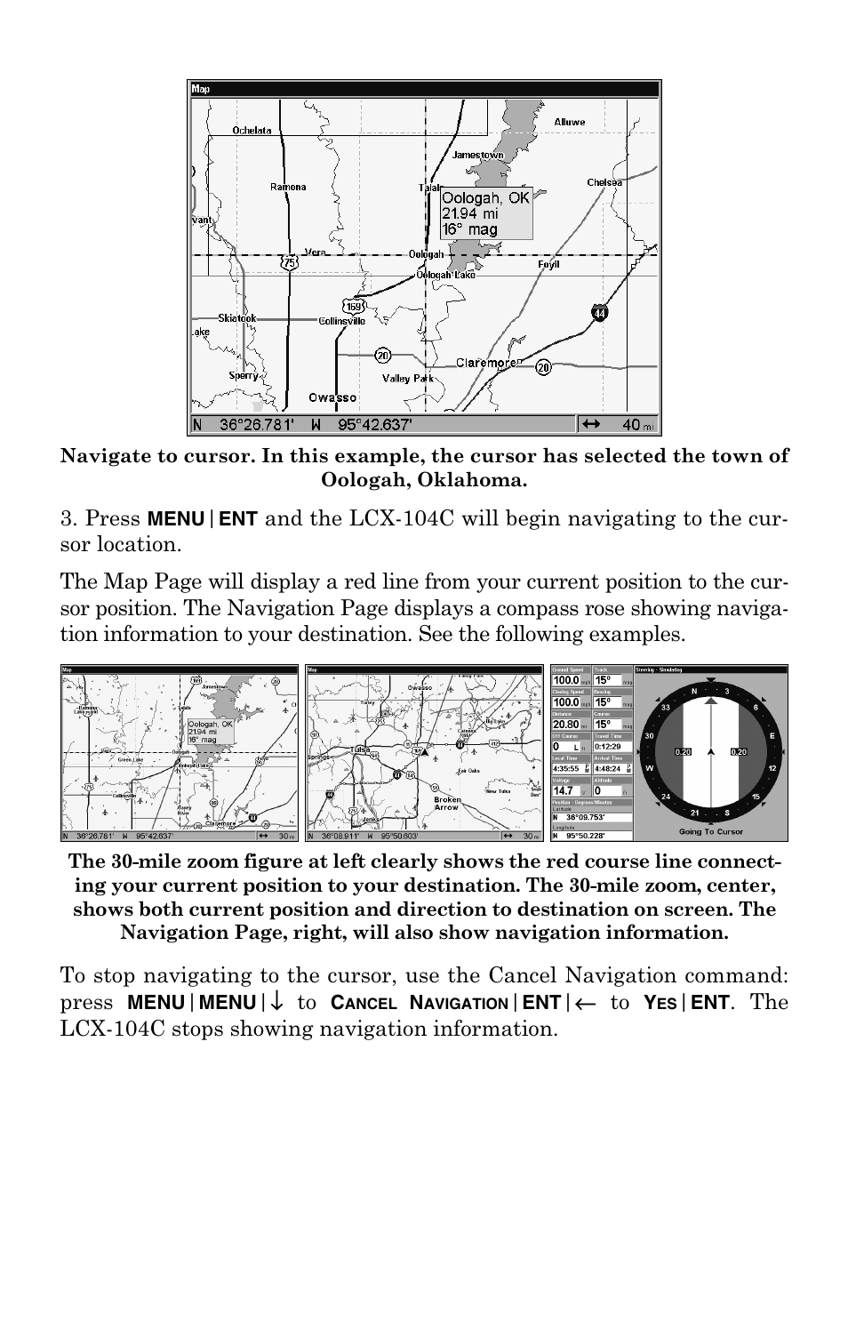 Lowrance electronic LCX-104C User Manual | Page 120 / 200