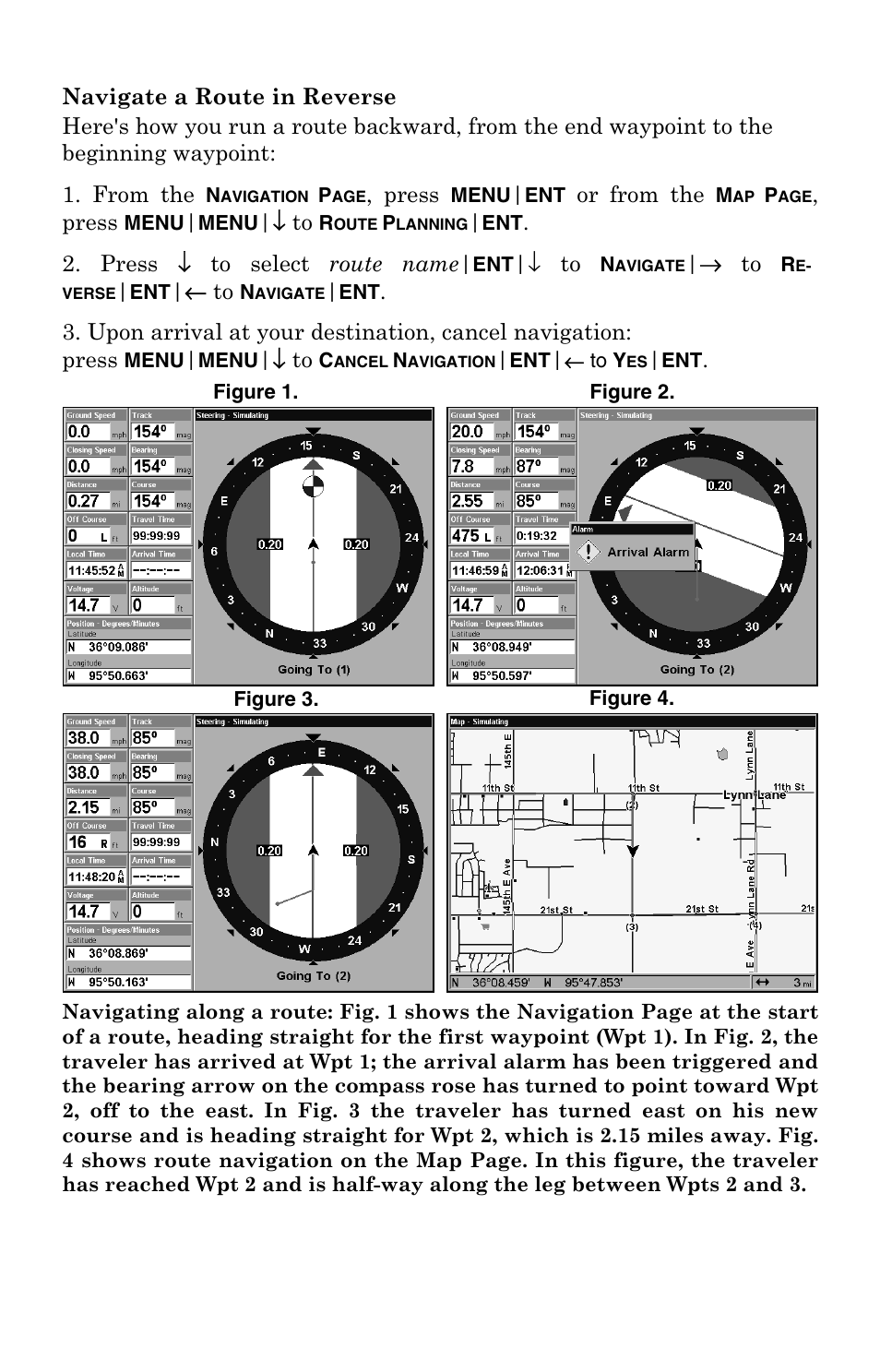 Navigate a route in reverse | Lowrance electronic LCX-104C User Manual | Page 138 / 200