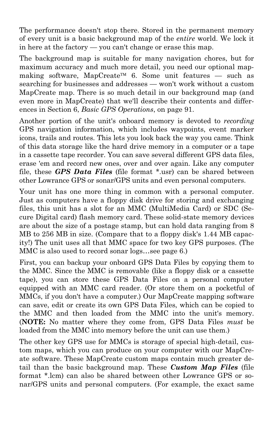 Lowrance electronic LCX-104C User Manual | Page 15 / 200