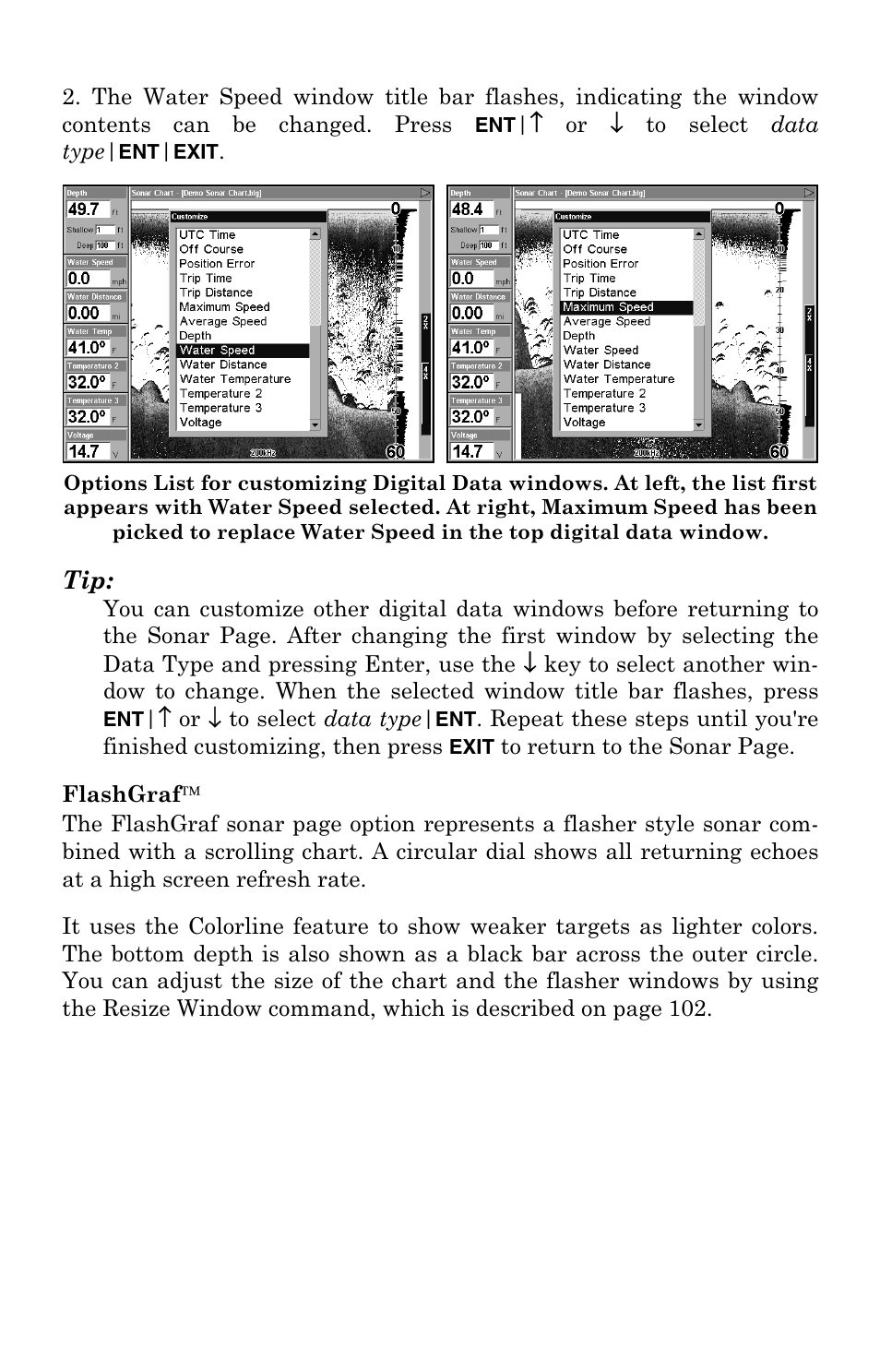 Flashgraf | Lowrance electronic LCX-104C User Manual | Page 87 / 200