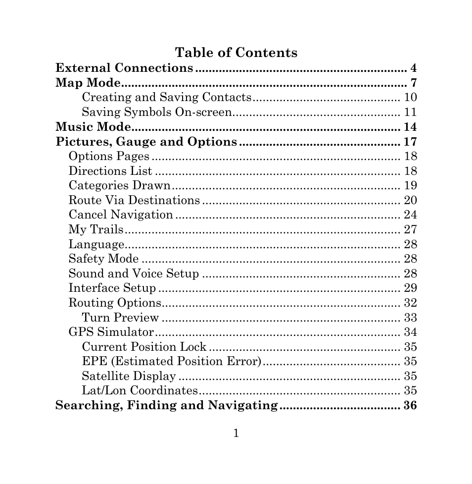 Lowrance electronic Mapping GPS and Multimedia Player User Manual | Page 3 / 60