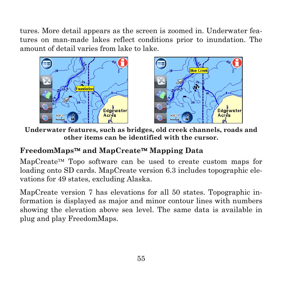 Lowrance electronic Mapping GPS and Multimedia Player User Manual | Page 57 / 60