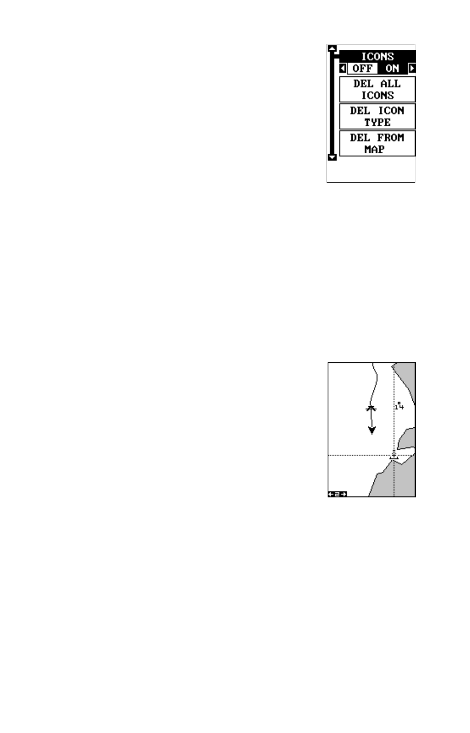 Selecting a waypoint, Waypoint number, Waypoint list | Update options | Lowrance electronic GlobalMap 100 User Manual | Page 25 / 72