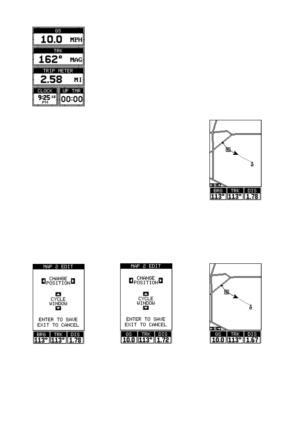 Following a route | Lowrance electronic GlobalMap 100 User Manual | Page 34 / 72