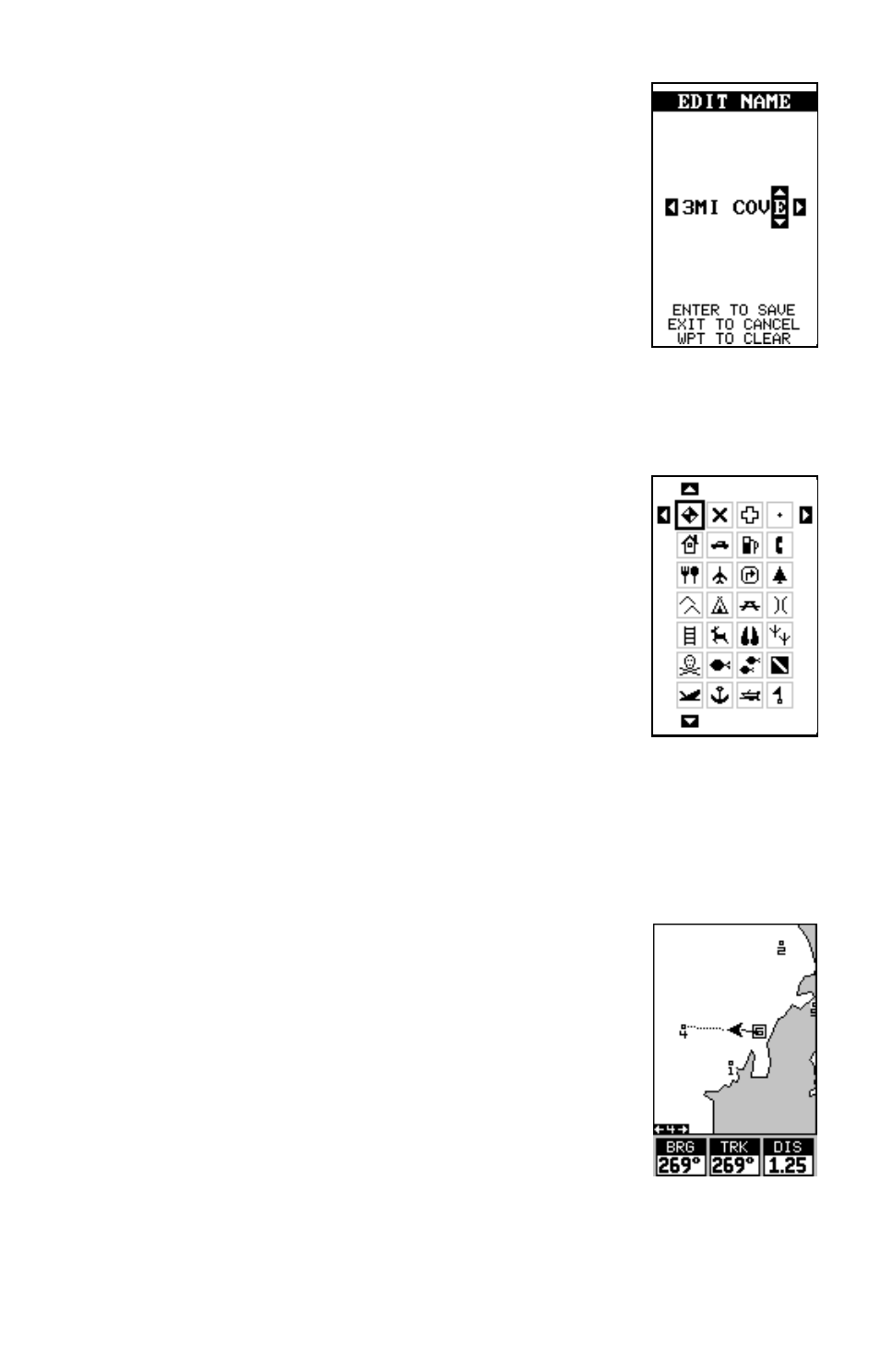 System info, Gps setup, Position format 48 | Selecting a waypoint waypoint number waypoint list | Lowrance electronic GlobalMap 100 User Manual | Page 40 / 72