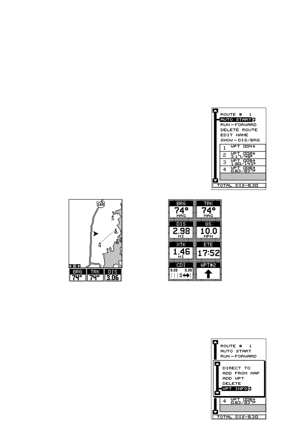 Delete a waypoint delete all waypoints | Lowrance electronic GlobalMap 100 User Manual | Page 46 / 72