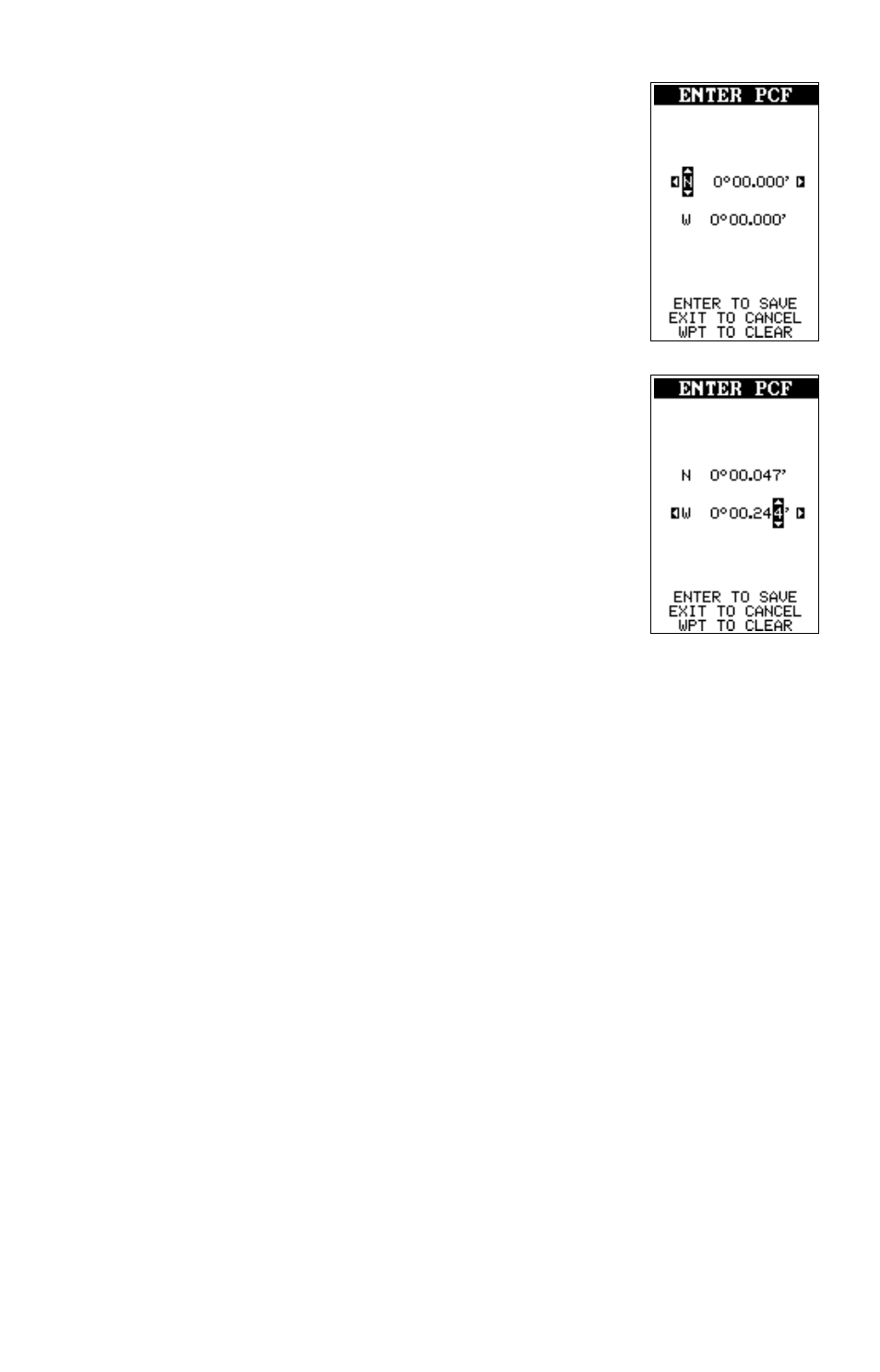 Datum pcf (position correction factor) | Lowrance electronic GlobalMap 100 User Manual | Page 56 / 72