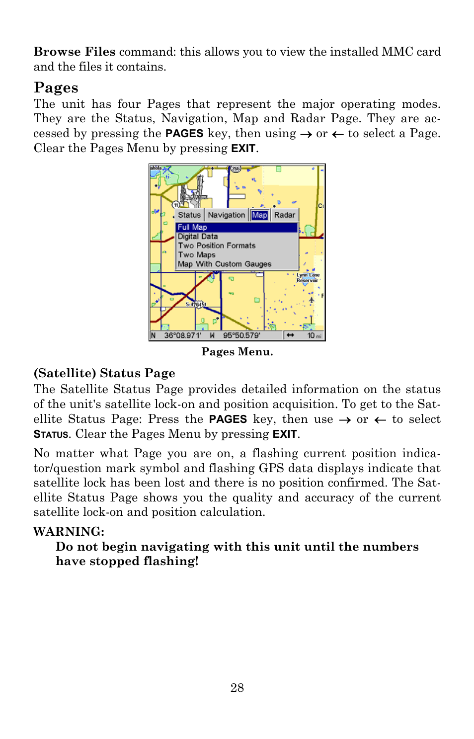 Pages | Lowrance electronic Lowrance GlobalMap 5200C User Manual | Page 34 / 164