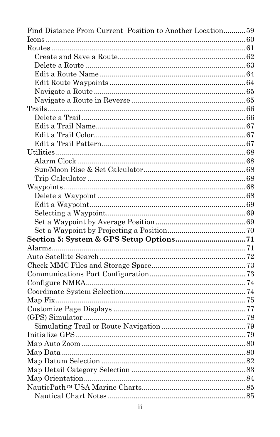 Lowrance electronic Lowrance GlobalMap 5200C User Manual | Page 4 / 164