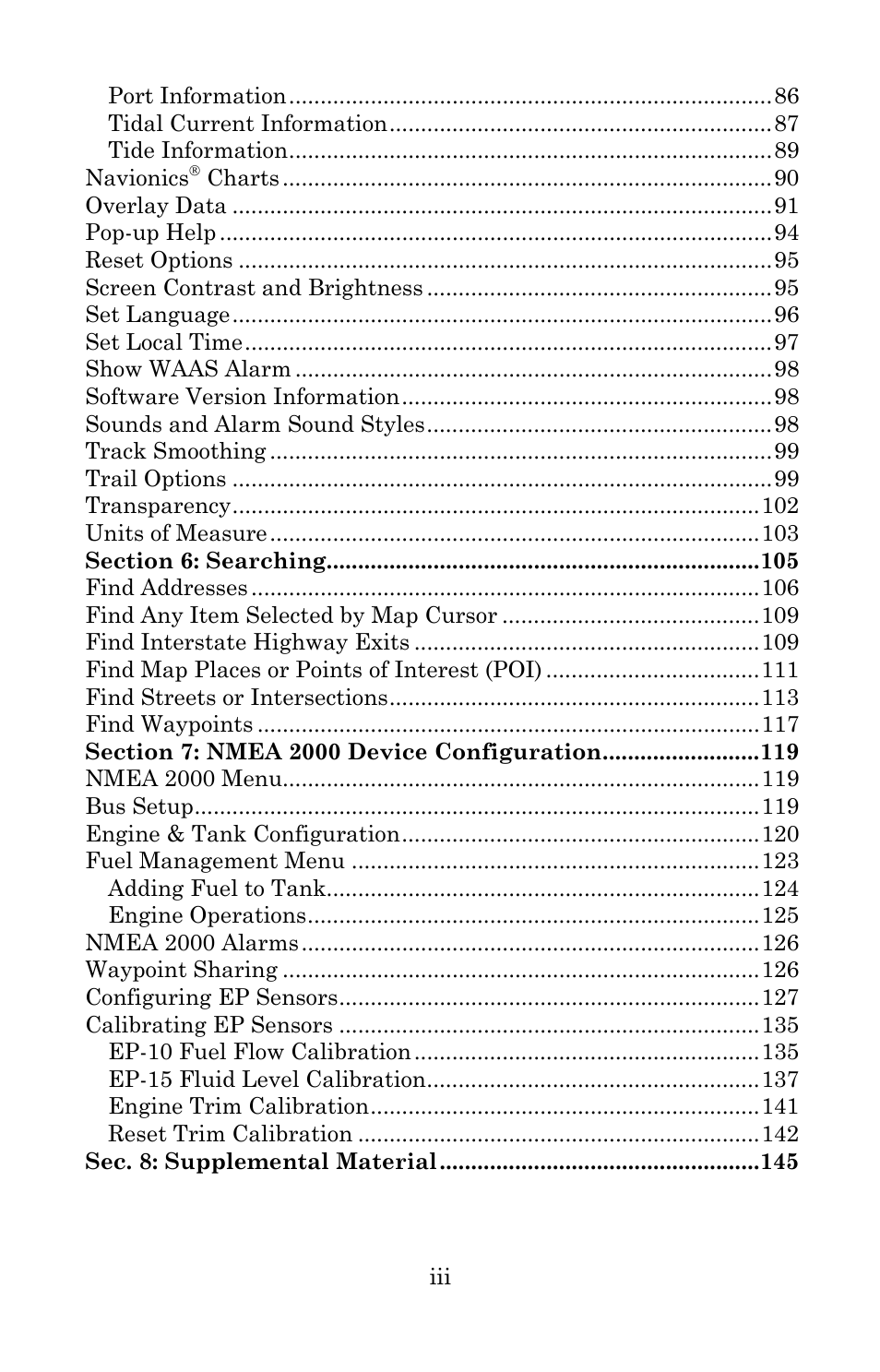 Lowrance electronic Lowrance GlobalMap 5200C User Manual | Page 5 / 164