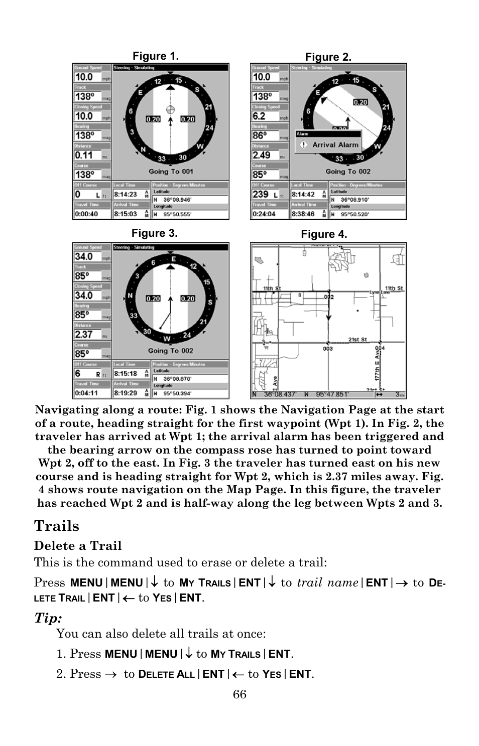 Trails | Lowrance electronic Lowrance GlobalMap 5200C User Manual | Page 72 / 164