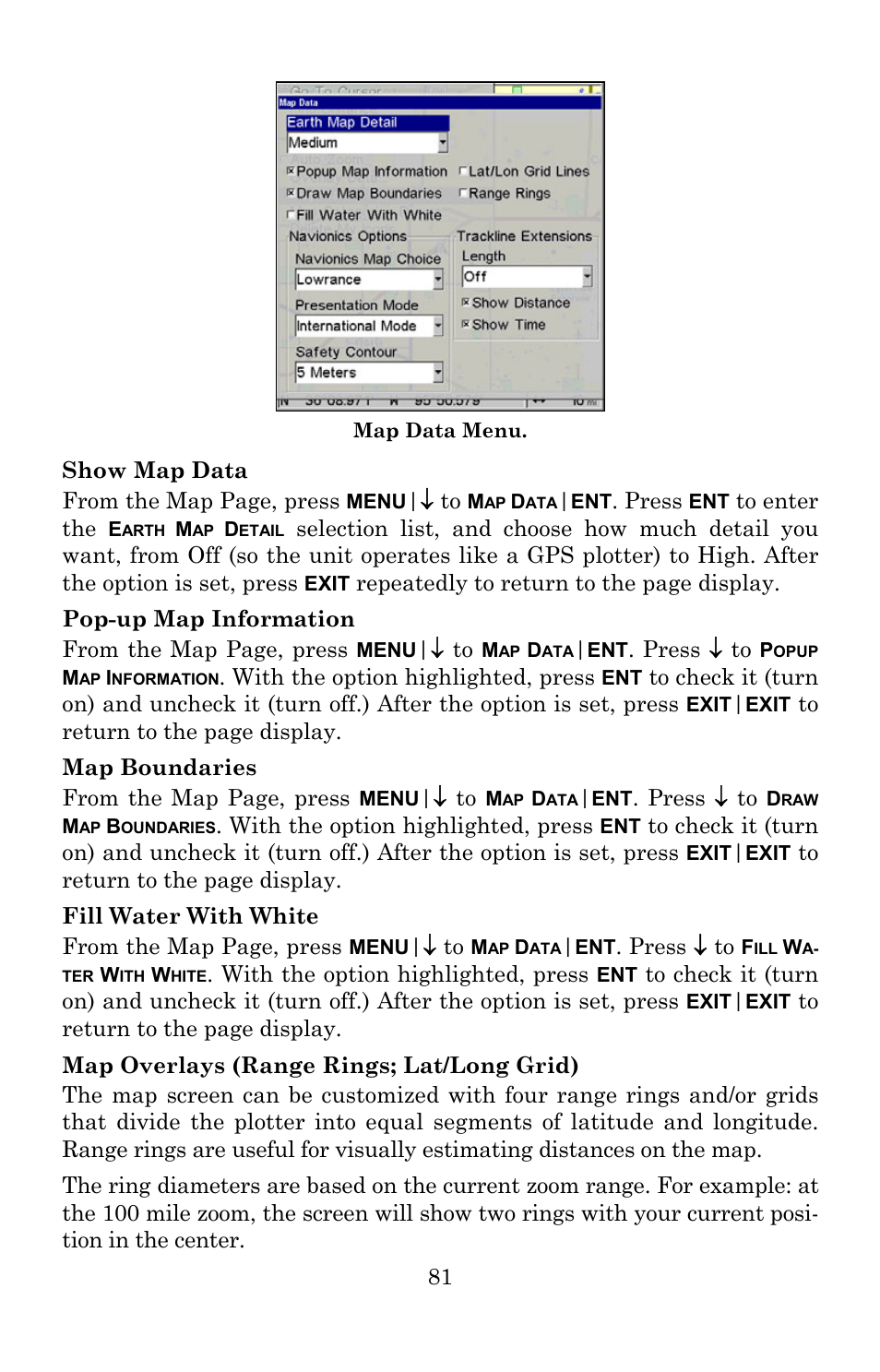 Lowrance electronic Lowrance GlobalMap 5200C User Manual | Page 87 / 164