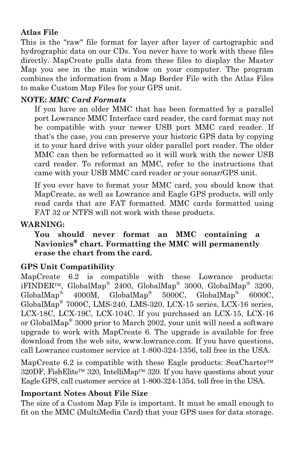 Lowrance electronic MapCreate 6 User Manual | Page 10 / 80