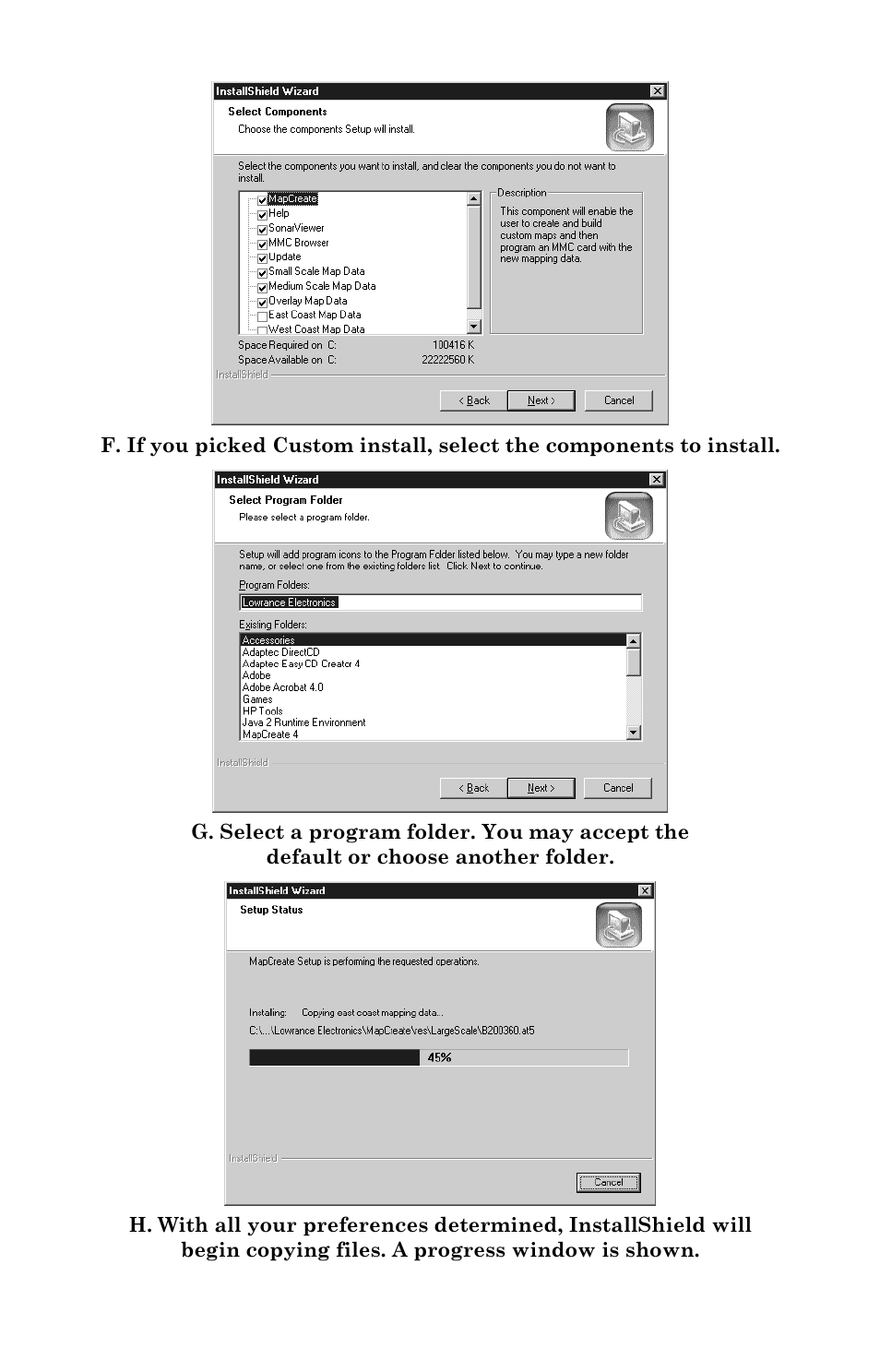 Lowrance electronic MapCreate 6 User Manual | Page 21 / 80