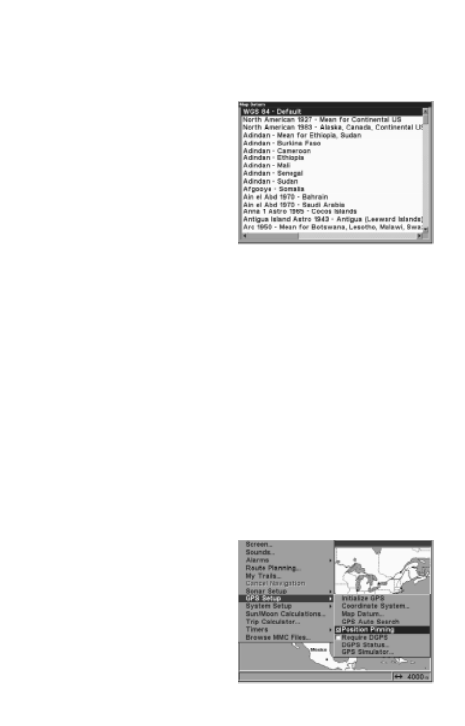 Lowrance electronic GLOBALMAP 3000 User Manual | Page 40 / 56