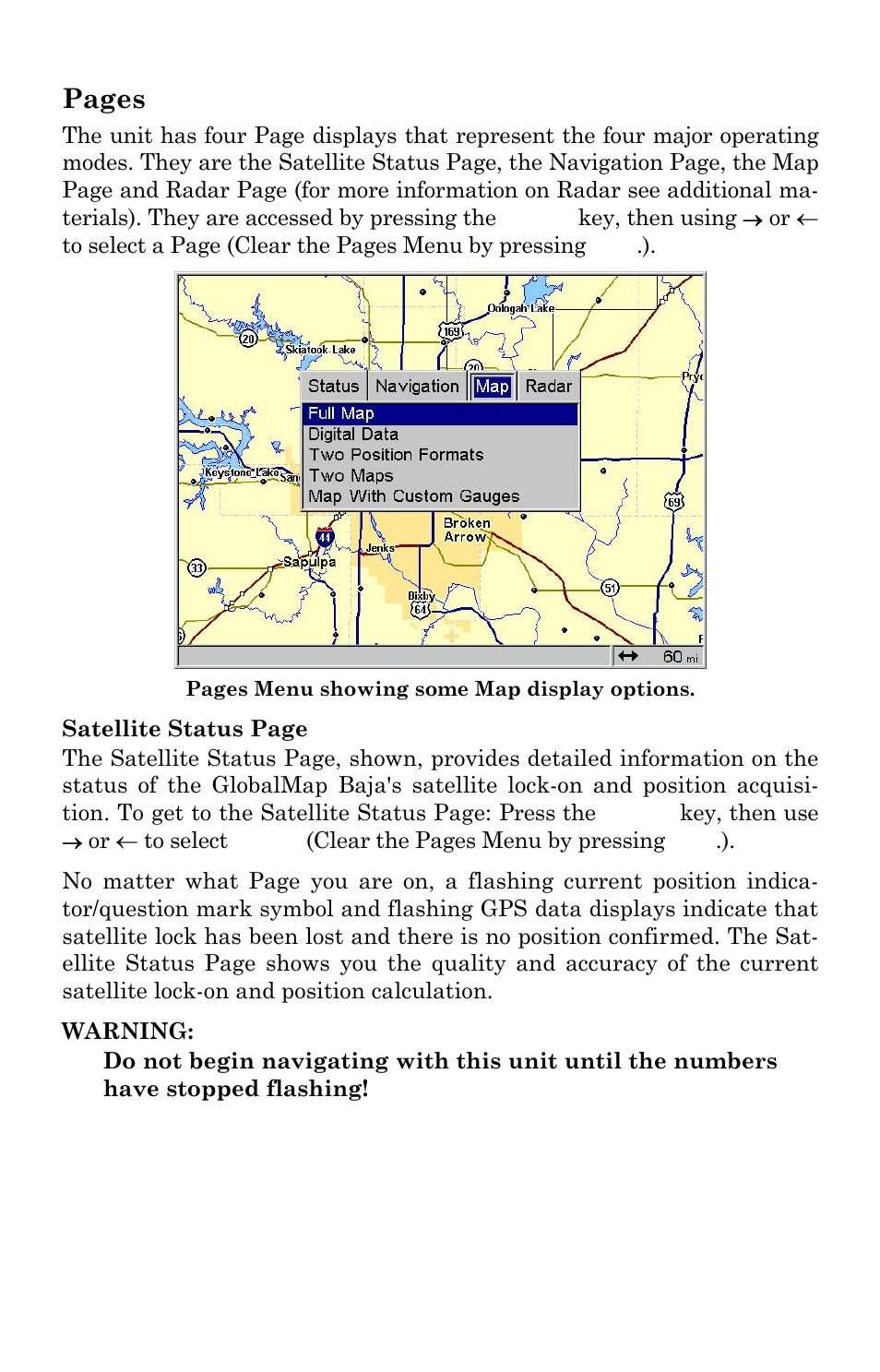 Pages | Lowrance electronic GlobalMap Baja 840C User Manual | Page 36 / 164