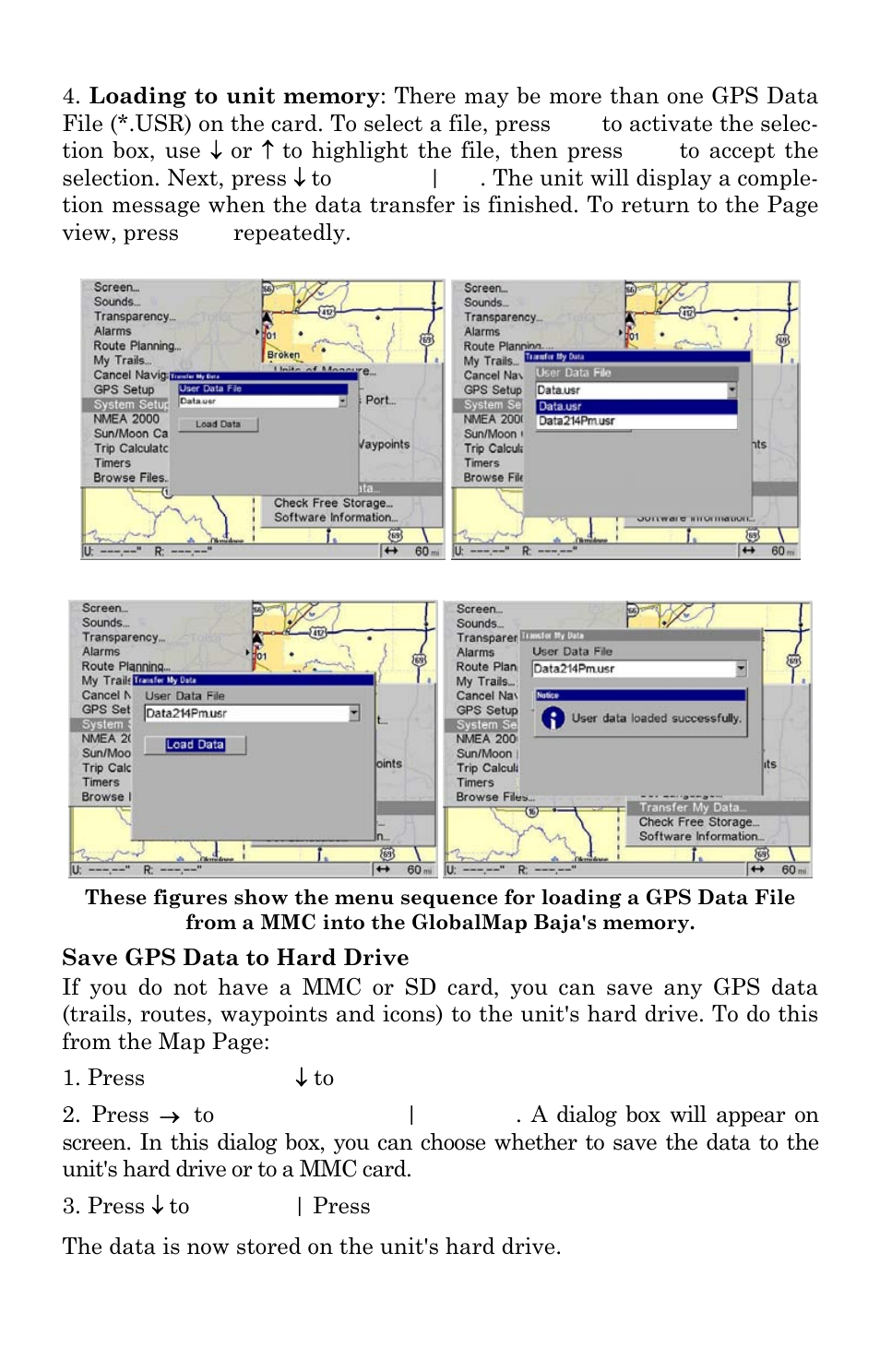 Lowrance electronic GlobalMap Baja 840C User Manual | Page 62 / 164