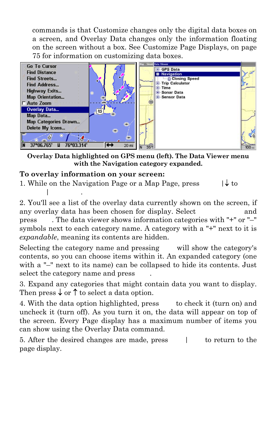 Lowrance electronic GlobalMap Baja 840C User Manual | Page 98 / 164