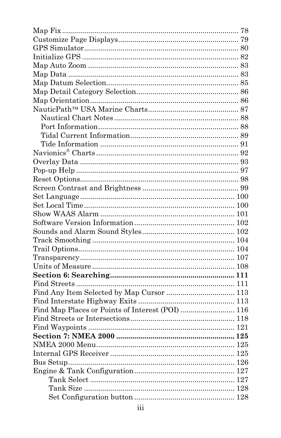 Lowrance electronic 5300c User Manual | Page 5 / 172