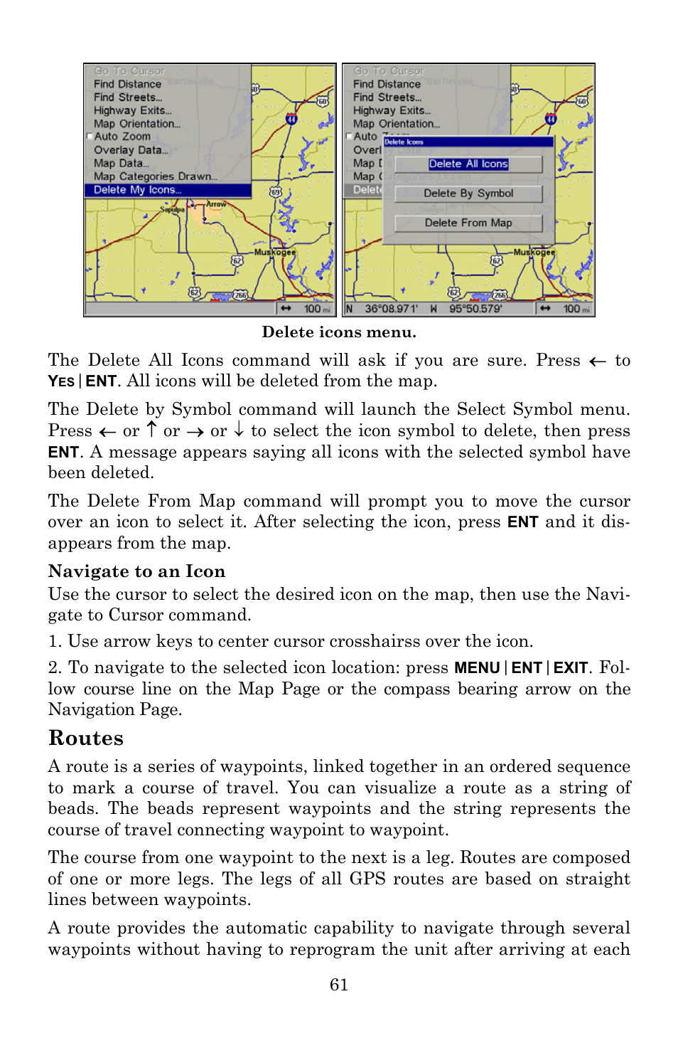 Routes | Lowrance electronic 5300c User Manual | Page 69 / 172