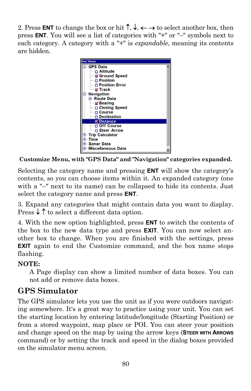 Gps simulator | Lowrance electronic 5300c User Manual | Page 88 / 172