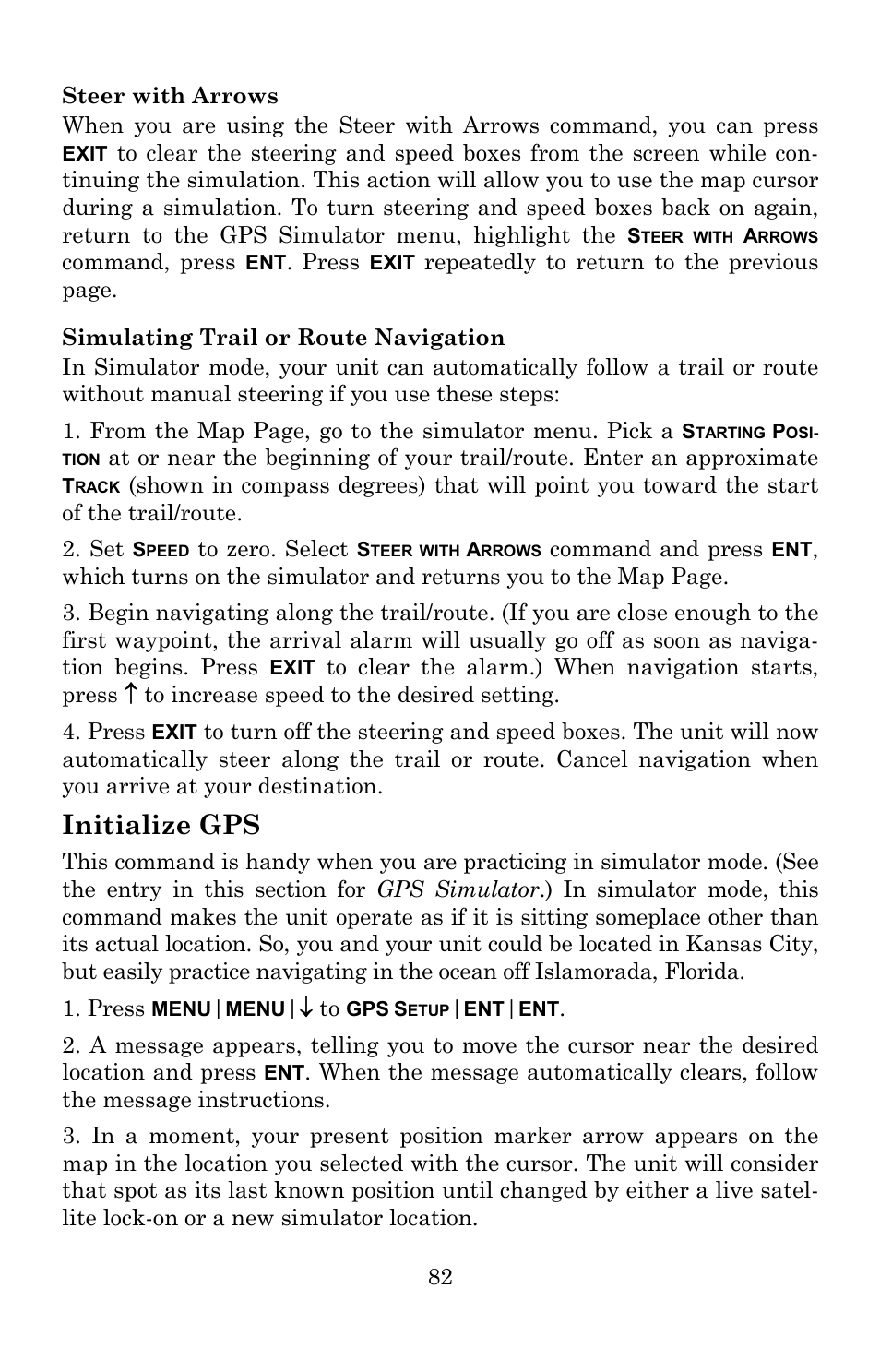 Initialize gps | Lowrance electronic 5300c User Manual | Page 90 / 172