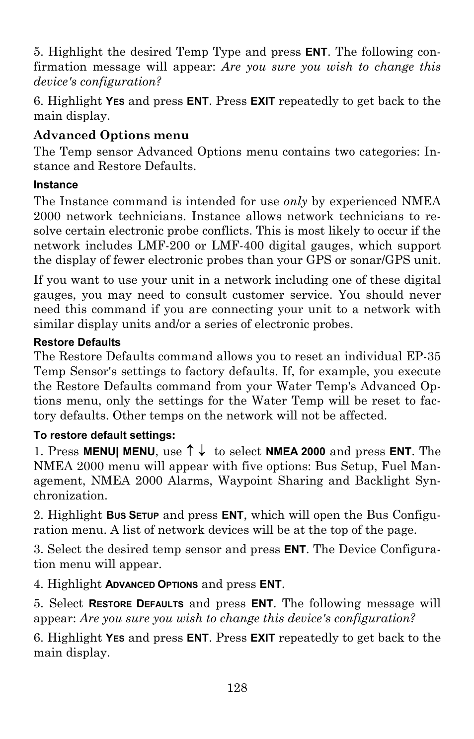 Lowrance electronic 5200C User Manual | Page 134 / 164
