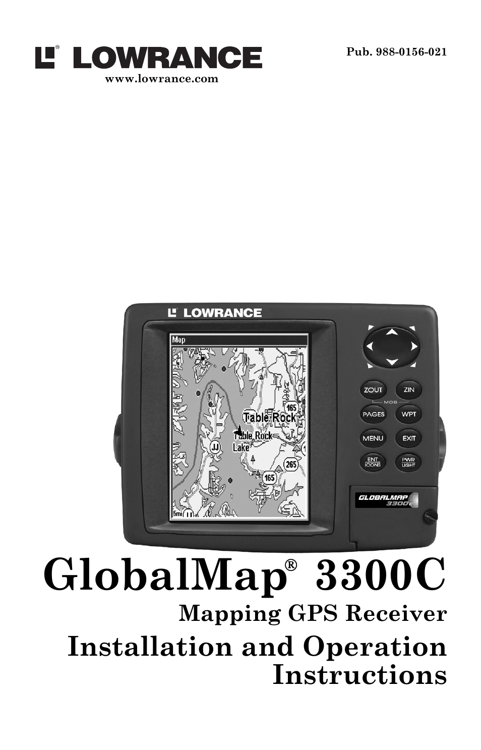 Lowrance electronic GlobalMap 3300C User Manual | 140 pages