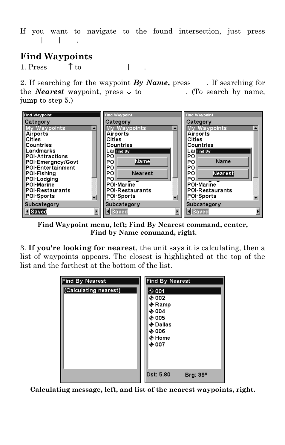 Find waypoints | Lowrance electronic GlobalMap 3300C User Manual | Page 122 / 140