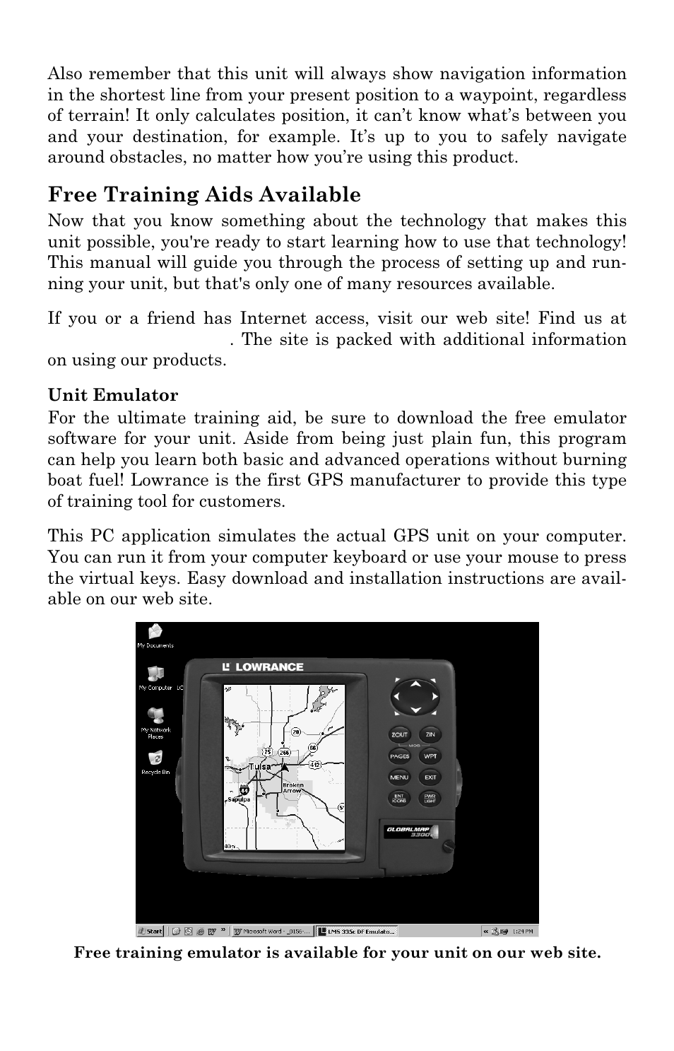 Free training aids available | Lowrance electronic GlobalMap 3300C User Manual | Page 14 / 140