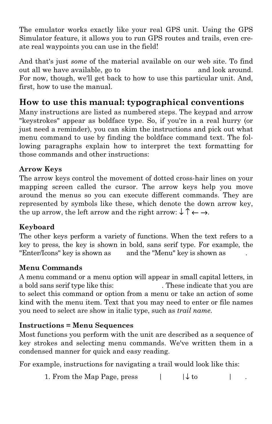 How to use this manual: typographical conventions | Lowrance electronic GlobalMap 3300C User Manual | Page 15 / 140