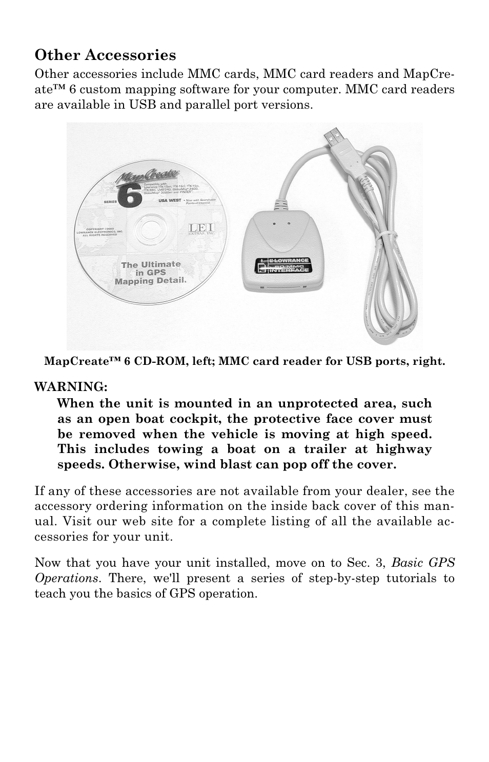 Other accessories | Lowrance electronic GlobalMap 3300C User Manual | Page 32 / 140