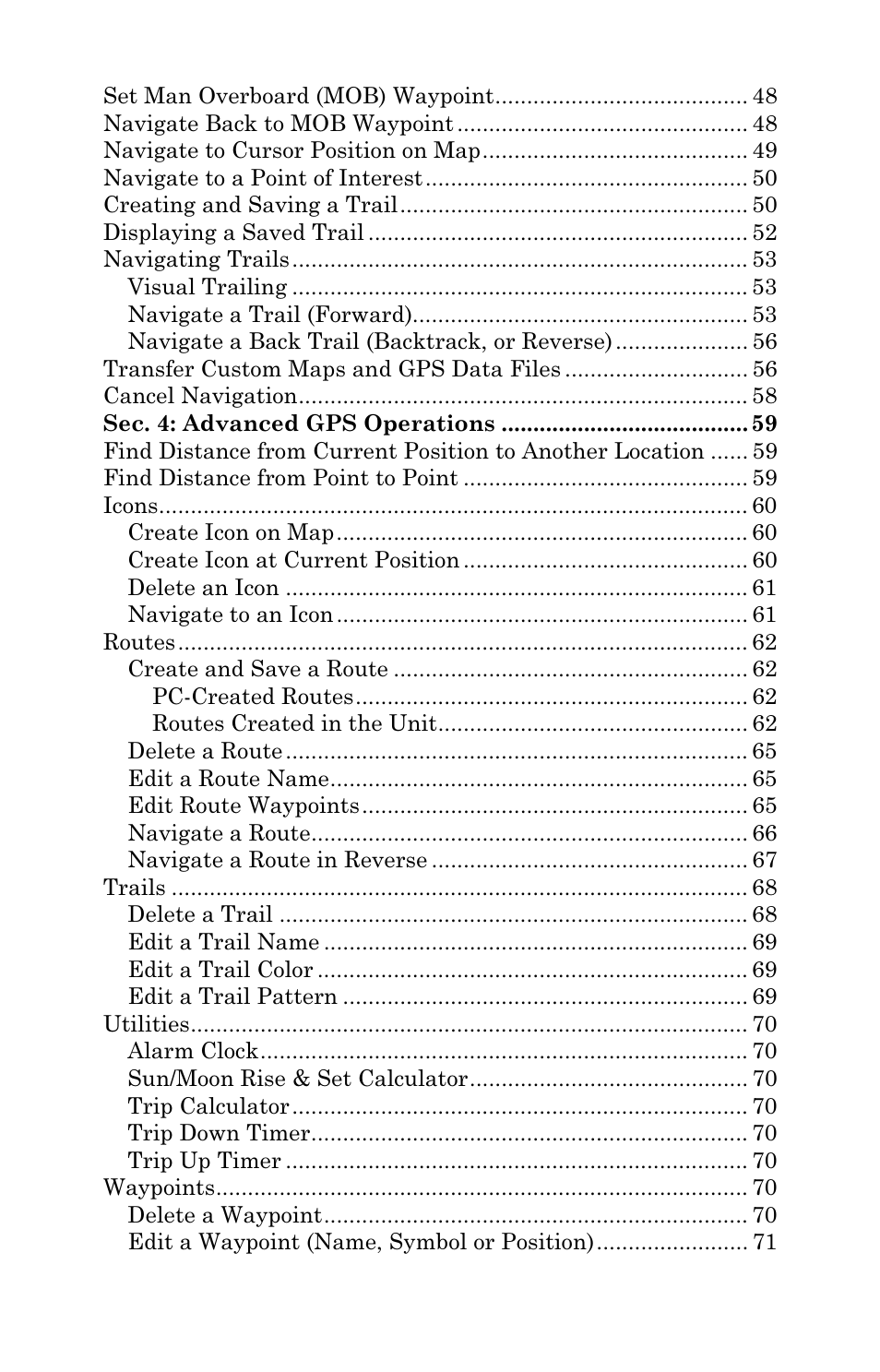 Lowrance electronic GlobalMap 3300C User Manual | Page 4 / 140