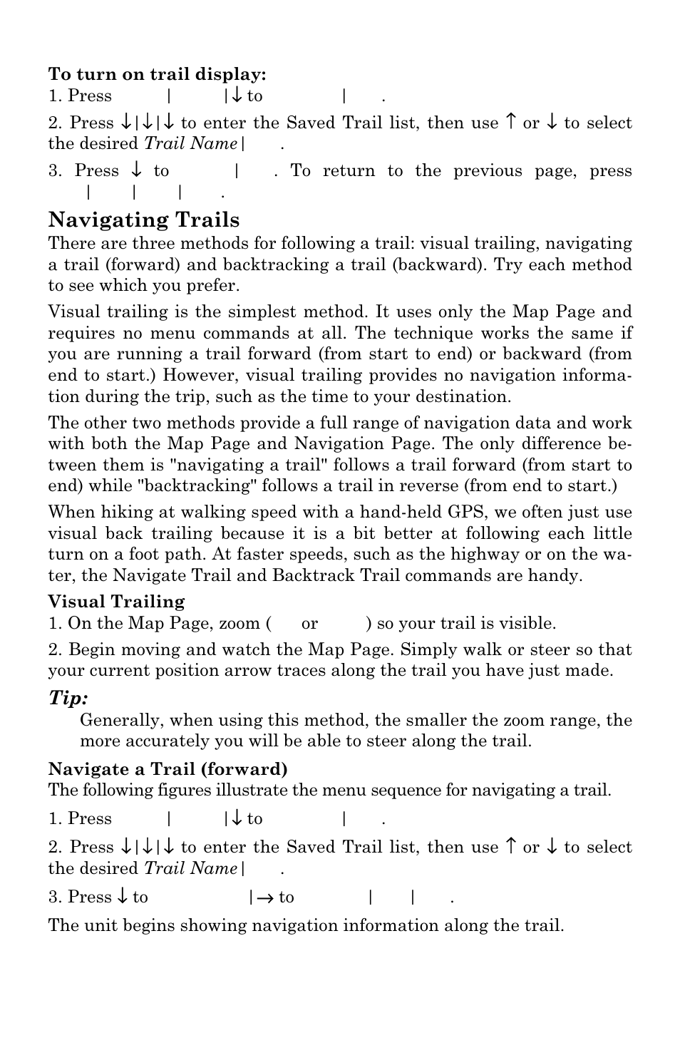 Navigating trails | Lowrance electronic GlobalMap 3300C User Manual | Page 59 / 140