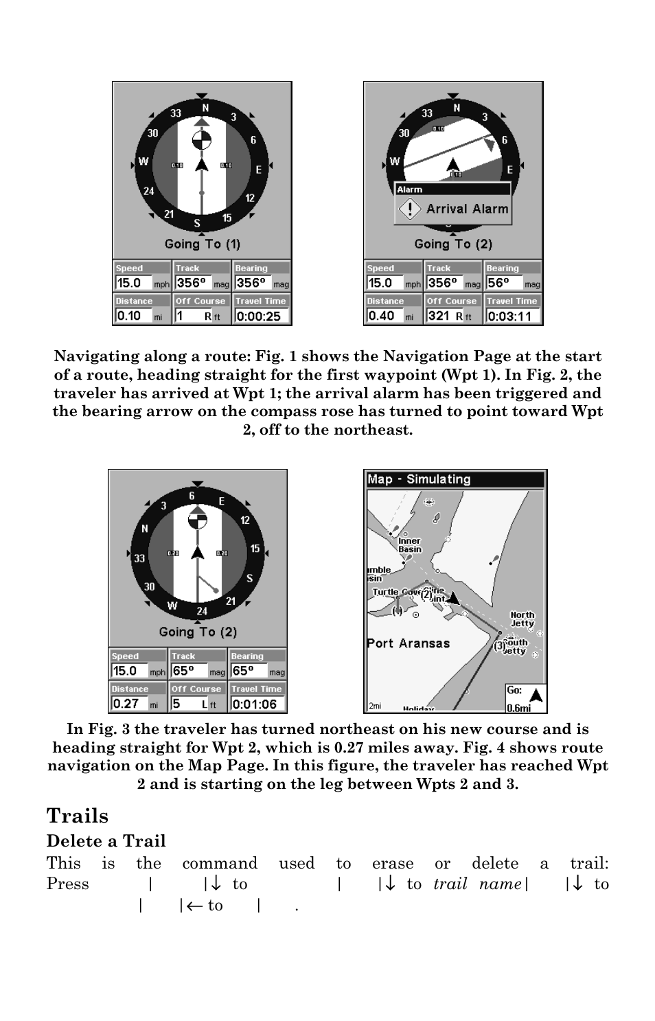 Trails | Lowrance electronic GlobalMap 3300C User Manual | Page 74 / 140