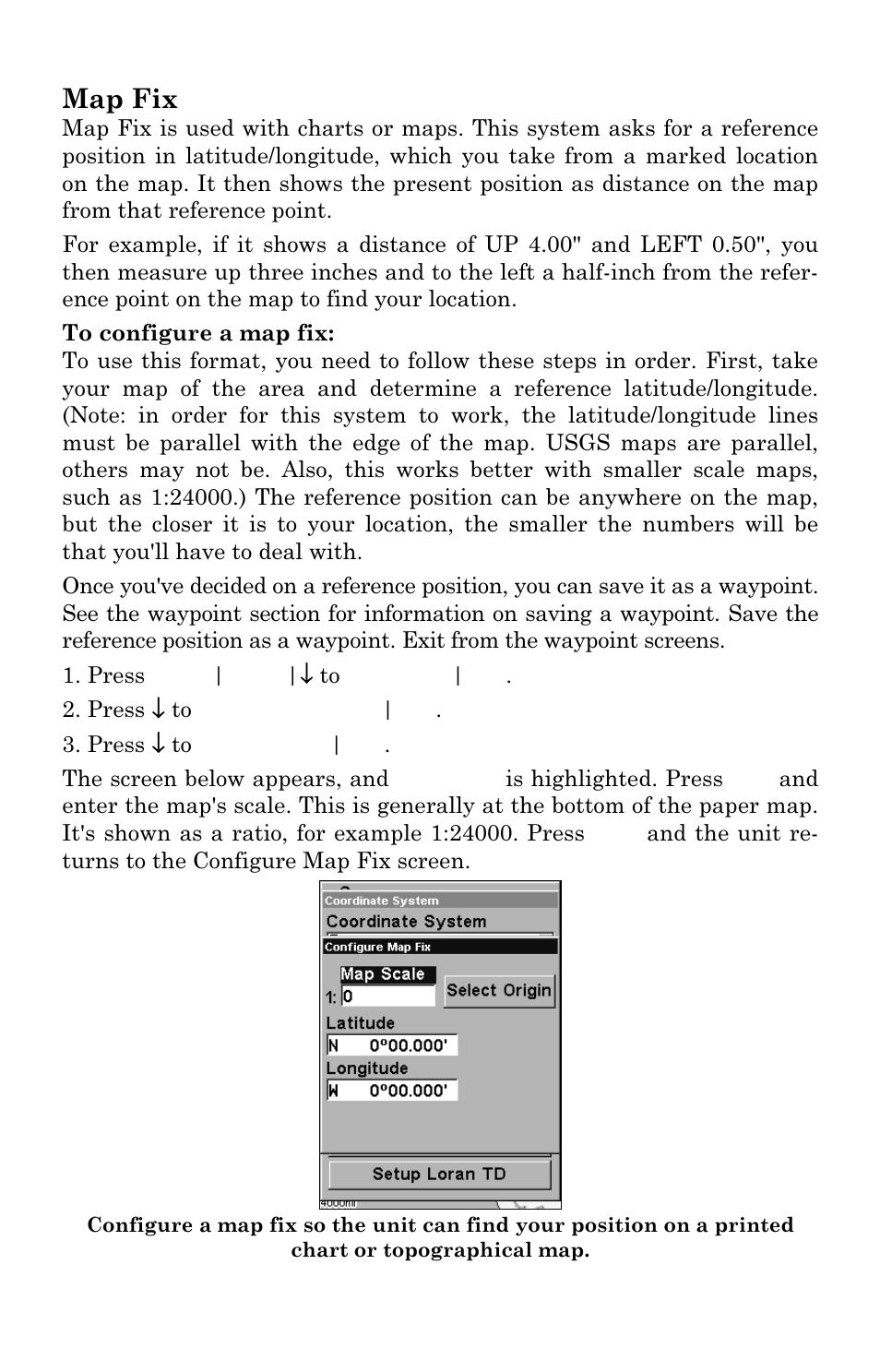 Map fix | Lowrance electronic GlobalMap 3300C User Manual | Page 84 / 140