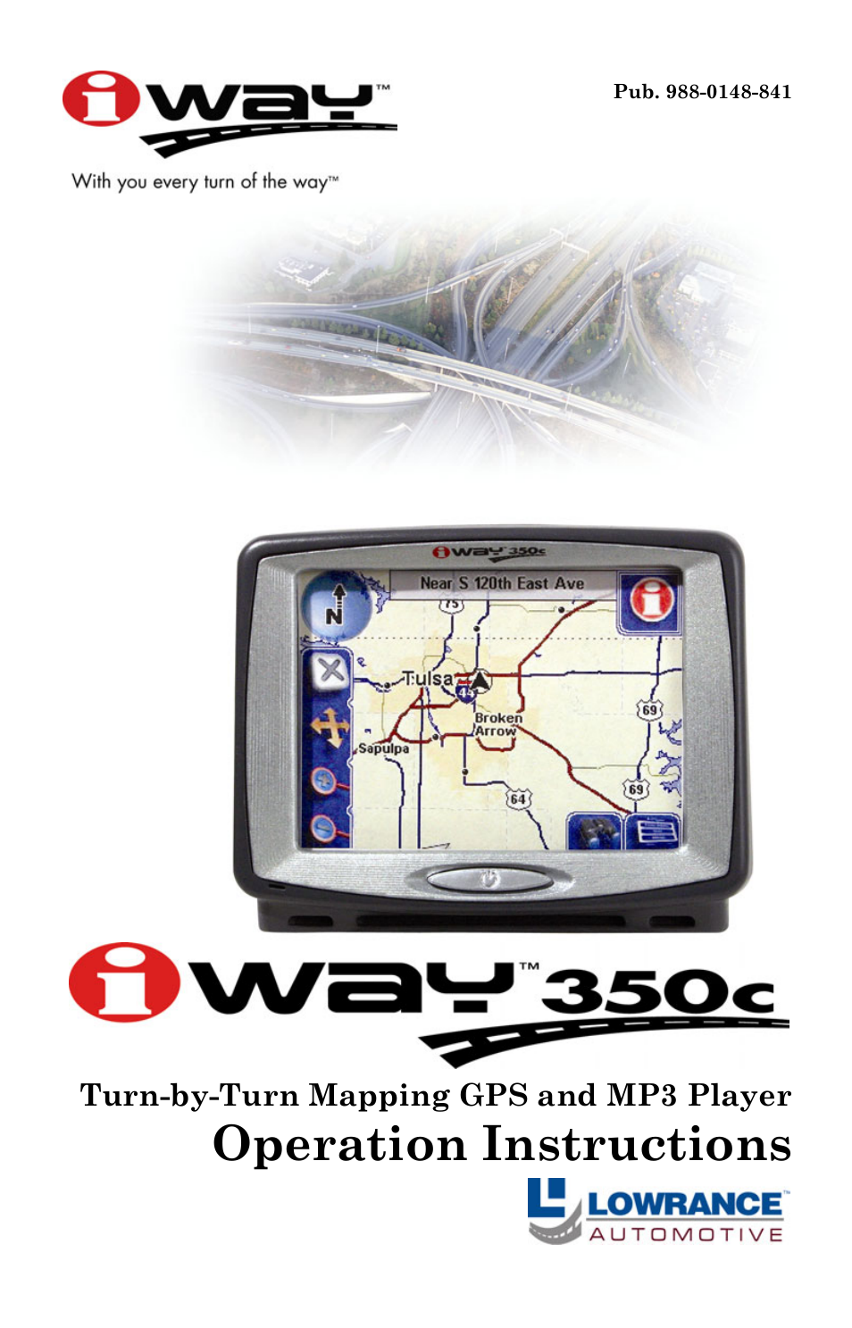 Lowrance electronic Lowrance IWAY 350C User Manual | 78 pages