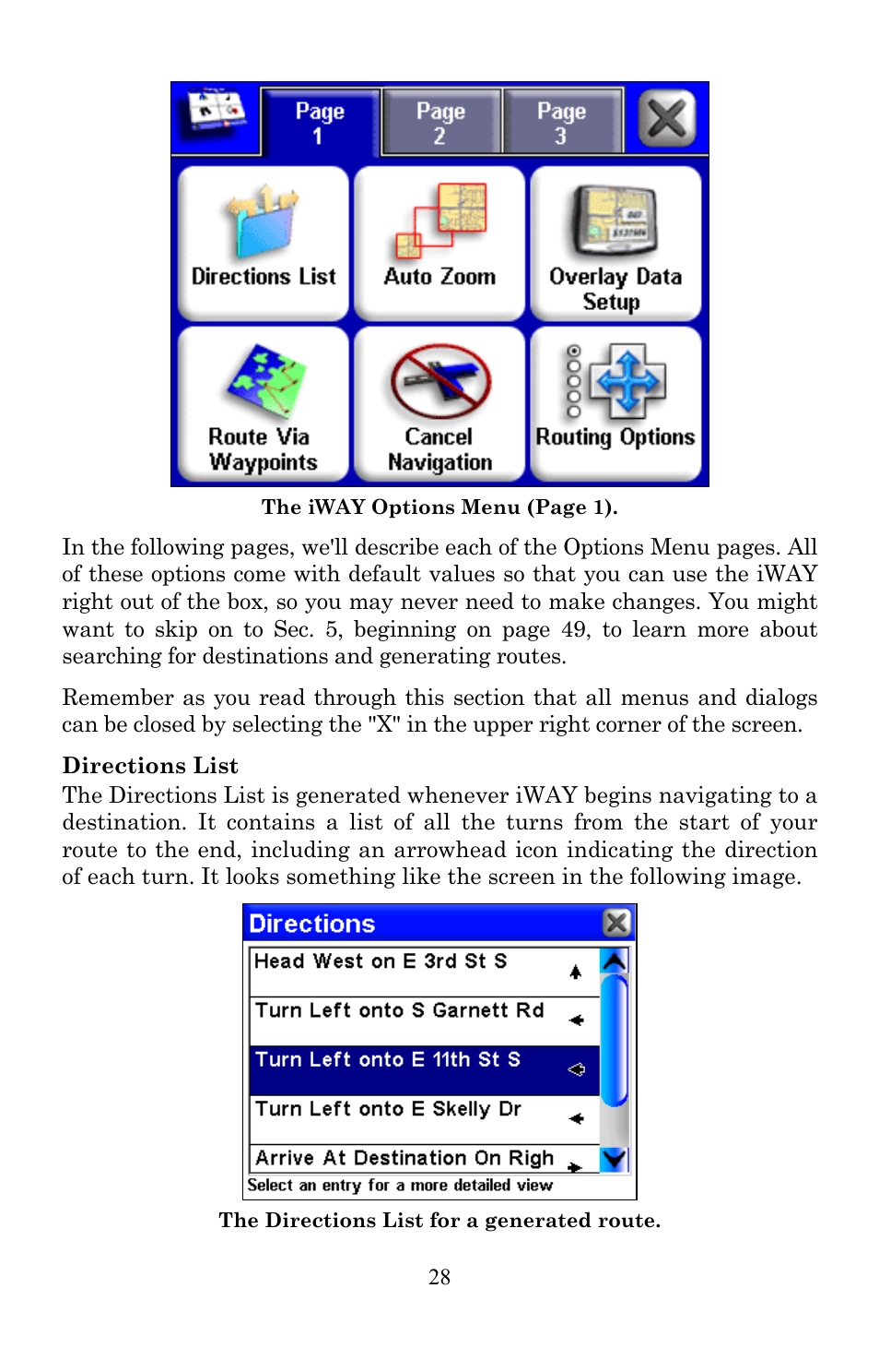 Lowrance electronic Lowrance IWAY 350C User Manual | Page 35 / 78