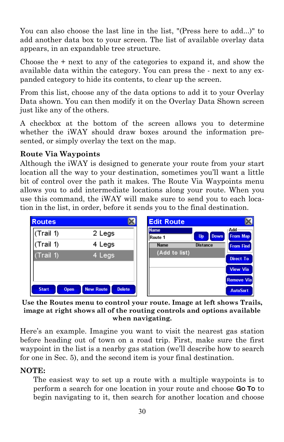 Lowrance electronic Lowrance IWAY 350C User Manual | Page 37 / 78