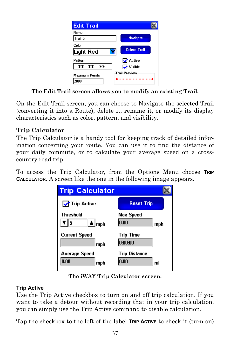 Lowrance electronic Lowrance IWAY 350C User Manual | Page 44 / 78