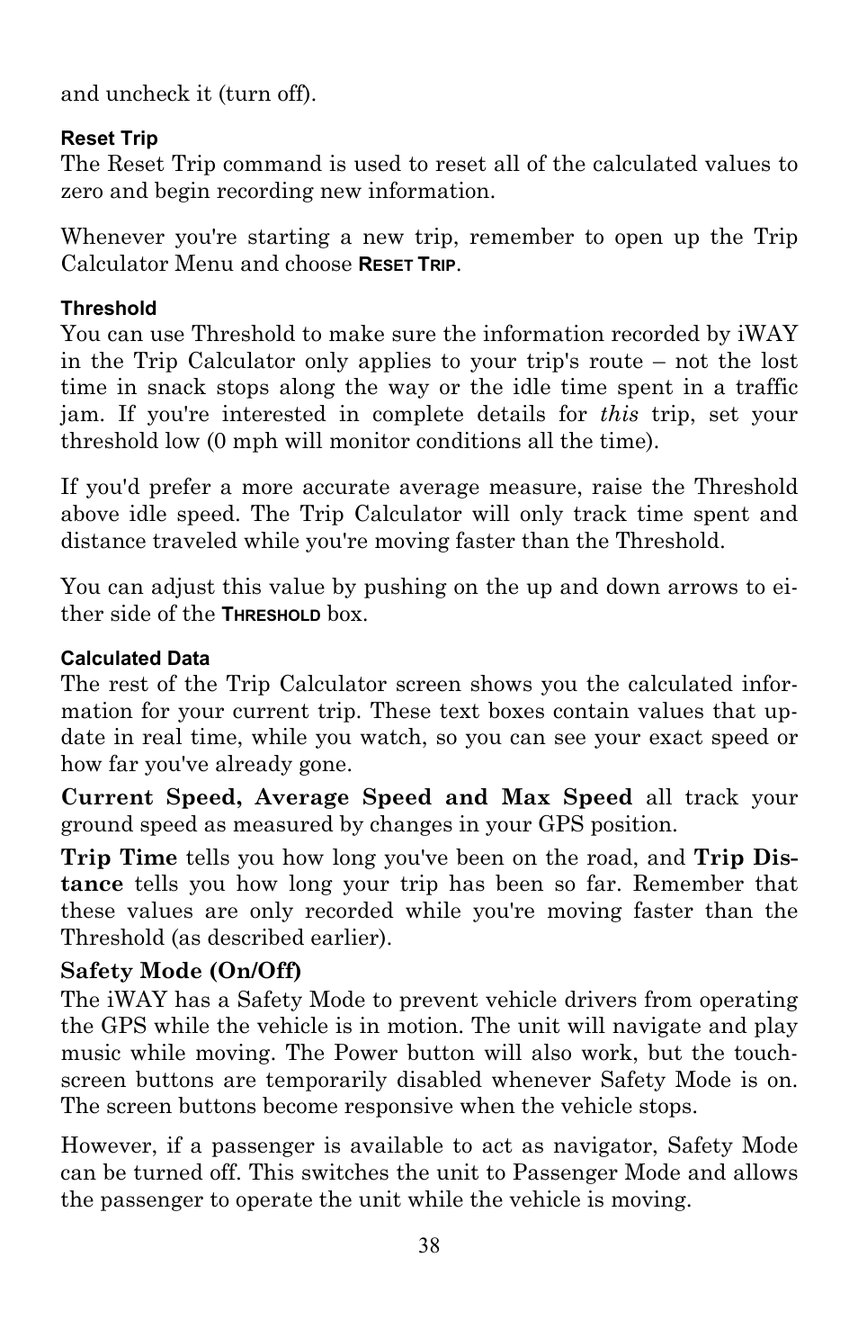 Lowrance electronic Lowrance IWAY 350C User Manual | Page 45 / 78