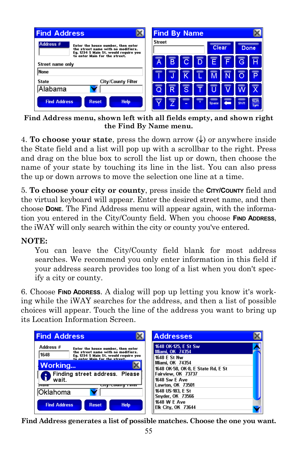 Lowrance electronic Lowrance IWAY 350C User Manual | Page 62 / 78