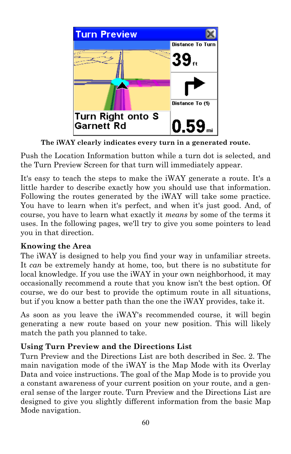 Lowrance electronic Lowrance IWAY 350C User Manual | Page 67 / 78
