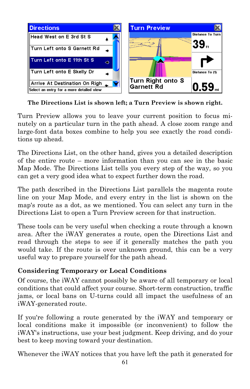 Lowrance electronic Lowrance IWAY 350C User Manual | Page 68 / 78