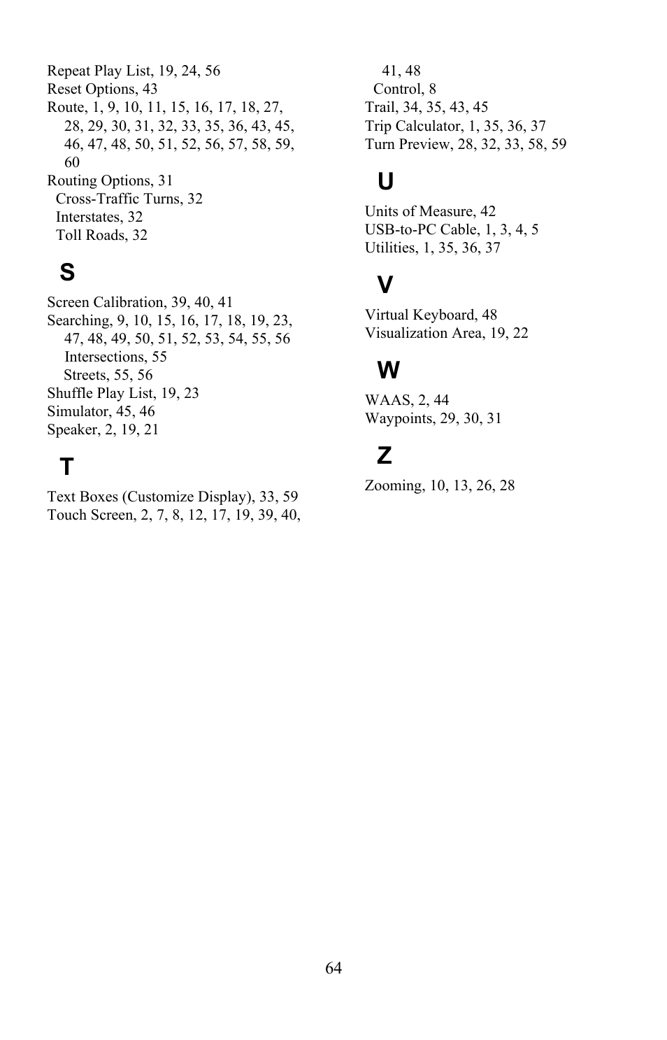 Lowrance electronic Lowrance IWAY 350C User Manual | Page 71 / 78