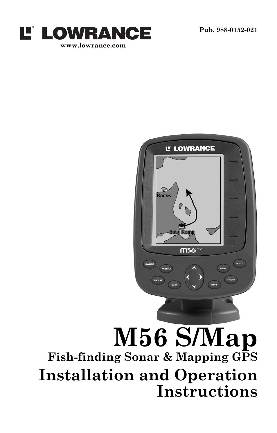 Lowrance electronic M56 User Manual | 164 pages